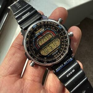 Vintage 90’s Casio TachyMeter Digital Watch - DW-400 - 905 - Skywalker - RARE!